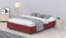 Кровать SleepBox в интерьере_сосна_красный Grace18